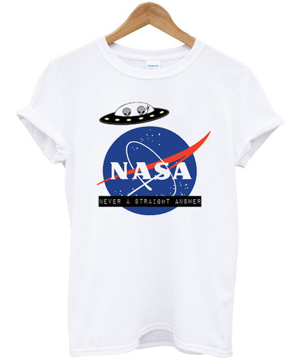 nasa never a straight answer alien ufo tshirt Hoodie, Sweatshirt | PureTeeCo.com