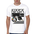 Nasa White Half Sleeve T-Shirt Hoodie, Sweatshirt | PureTeeCo.com