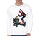 Naughty Deadpool White Full Sleeve Tee Hoodie, Sweatshirt | PureTeeCo.com