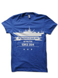 Navy Batch T-Shirt Hoodie, Sweatshirt | PureTeeCo.com