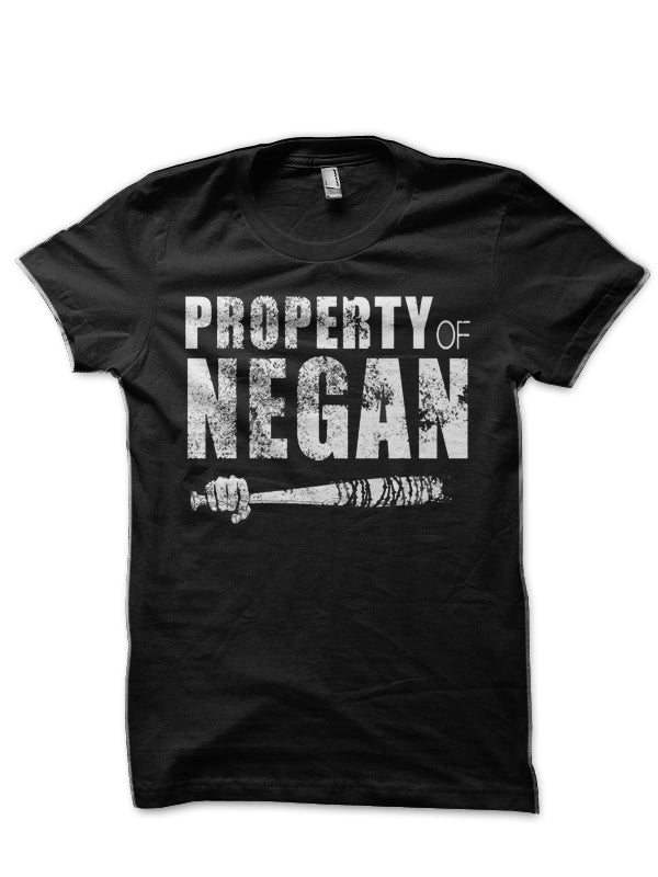 Property Of Negan Black T-Shirt Hoodie, Sweatshirt | PureTeeCo.com