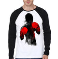 Never Back Down Raglan T-Shirt Hoodie, Sweatshirt | PureTeeCo.com