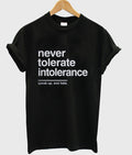 never tolerate intoleriance t-shirt Hoodie, Sweatshirt | PureTeeCo.com