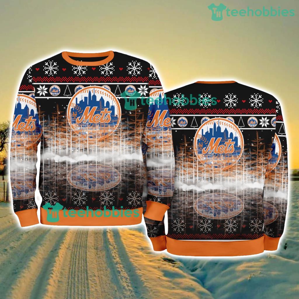 New York Mets MLB Pine Christmas Ugly Sweater New Style Best Gift For Fans