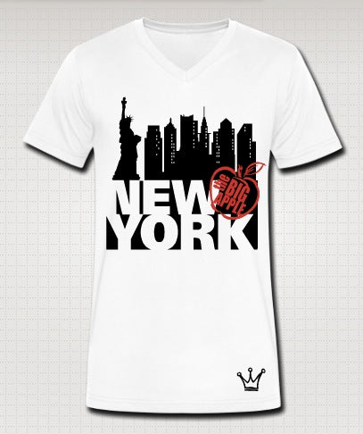 New York V-Neck T-Shirts, Hoodie, Sweatshirt | PureTeeCo.com