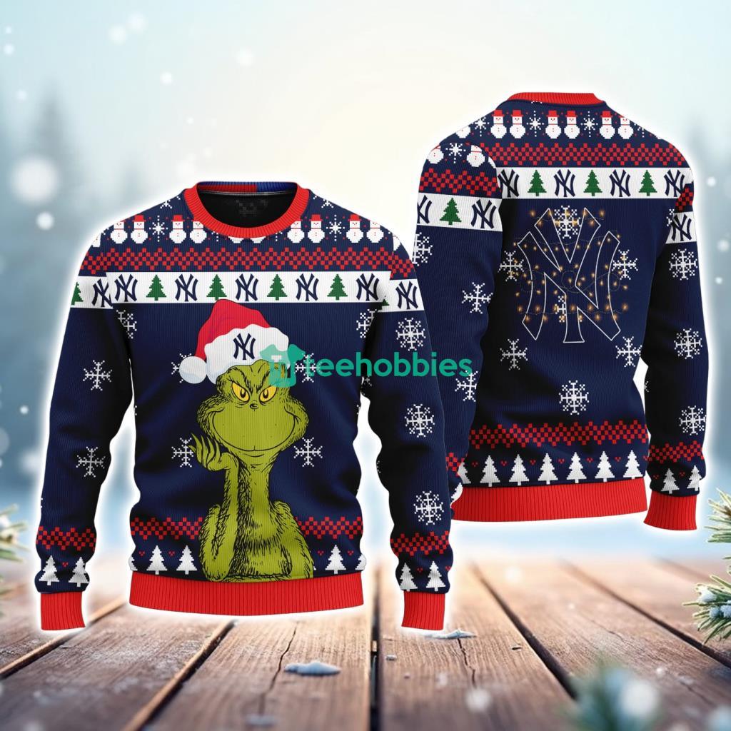 New York Yankees MLB The Grinch Funny Merry Christmas Uglly Sweater 3D New Trend