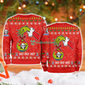 Newcastle Knights Nrl Grinch Hand Ugly Christmas Sweater 3D