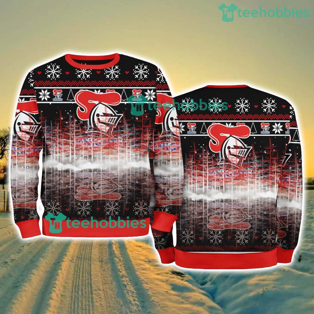 Newcastle Knights NRL Pine Christmas Ugly Sweater New Style Best Gift For Fans