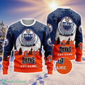 NHL Edmonton Oilers Personalized Name Ugly Christmas Sweater Christmas Gift For Sport Fans