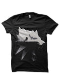 Night Wolf Black Tee Hoodie, Sweatshirt | PureTeeCo.com