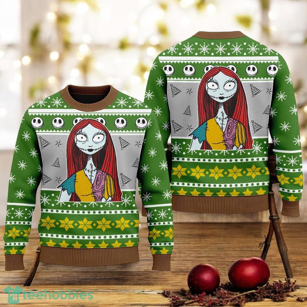 Nightmare Before Christmas Ugly Sweater Sally and Jack Sweater