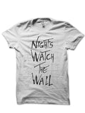 Nights Watch White Tee Hoodie, Sweatshirt | PureTeeCo.com