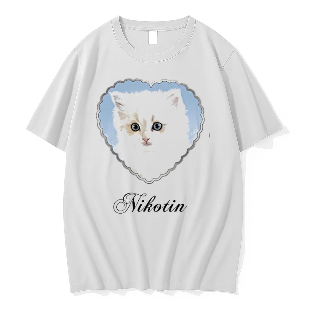 Nikotin Kitten Heart 0 Tshirts Sweater