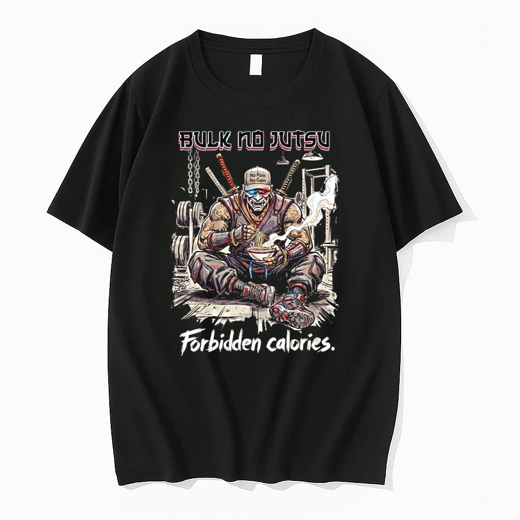 Ninja Bulk No Jutsu No Pain No Gain Forbidden Calories 0 Tshirts Sweater