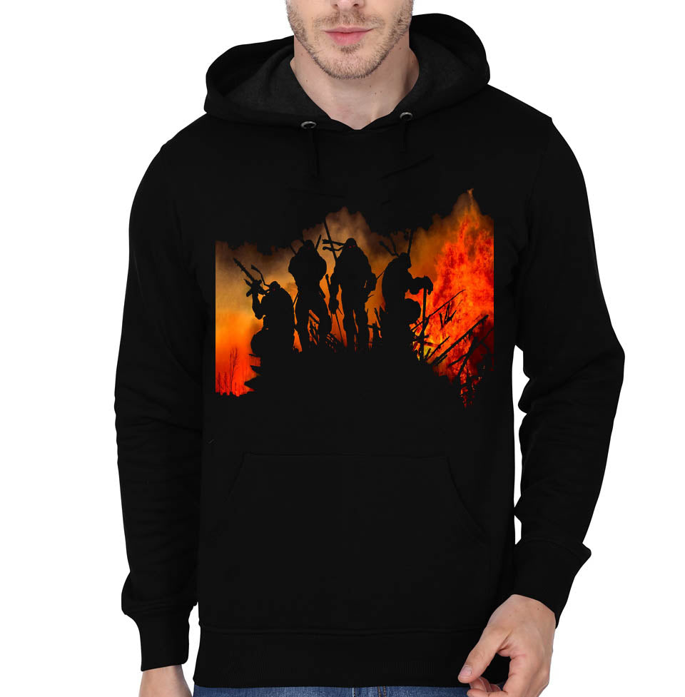 Ninja Turtle Black hoodie T-Shirts, Sweatshirt | PureTeeCo.com