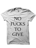 No Fucks White T-Shirt Style001 Hoodie, Sweatshirt | PureTeeCo.com