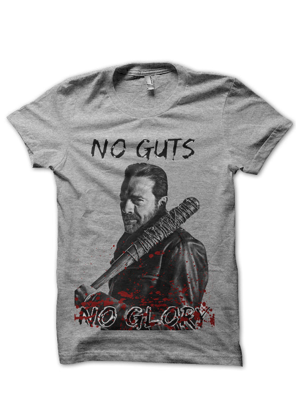 No Guts No Glory Grey T-Shirt Hoodie, Sweatshirt | PureTeeCo.com
