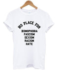 no place for homophobia t-shirt Hoodie, Sweatshirt | PureTeeCo.com