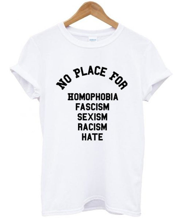 no place for homophobia t-shirt Hoodie, Sweatshirt | PureTeeCo.com