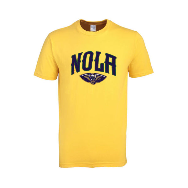 nola yellow tshirt Hoodie, Sweatshirt | PureTeeCo.com