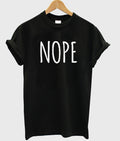 nope font t-shirt Hoodie, Sweatshirt | PureTeeCo.com
