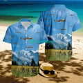 North American P-51 Mustang Tropical Hawaiian Shirt The Best Summer