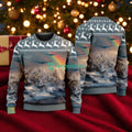 Northrop B-2 Spirit American Airlines Christmas House Under The Rainbow Ugly Sweater For You
