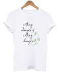 nothing changes if nothing changes t-shirt Hoodie, Sweatshirt | PureTeeCo.com