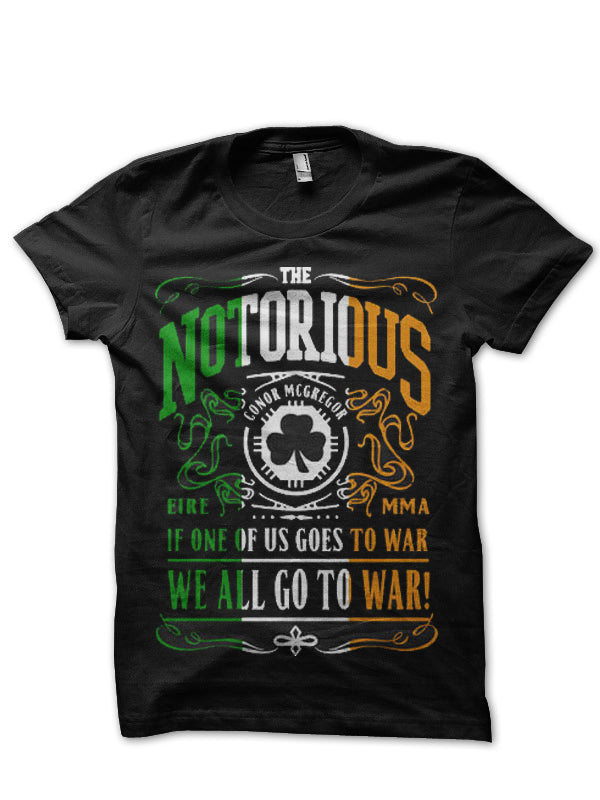 Notorious UFC Black T-Shirt Hoodie, Sweatshirt | PureTeeCo.com