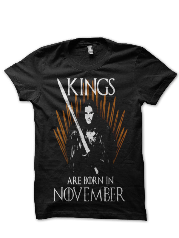 Kings Are Born In November T-Shirt Hoodie, Sweatshirt | PureTeeCo.com