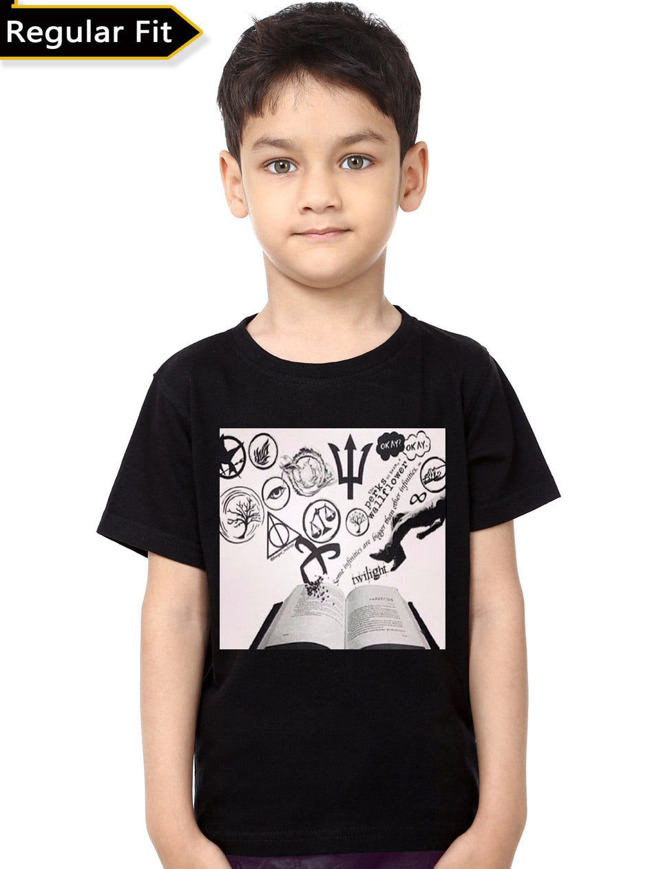 Fandom Kids Black T-Shirt Hoodie, Sweatshirt | PureTeeCo.com