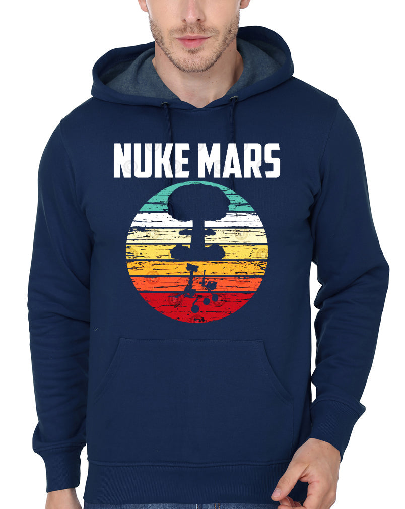 Nuke Mars Navy Blue Hoodie T-Shirts, Sweatshirt | PureTeeCo.com