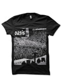 Oasis Black Tee Hoodie, Sweatshirt | PureTeeCo.com