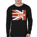 Oasis Black Full Sleeve T-Shirt Hoodie, Sweatshirt | PureTeeCo.com