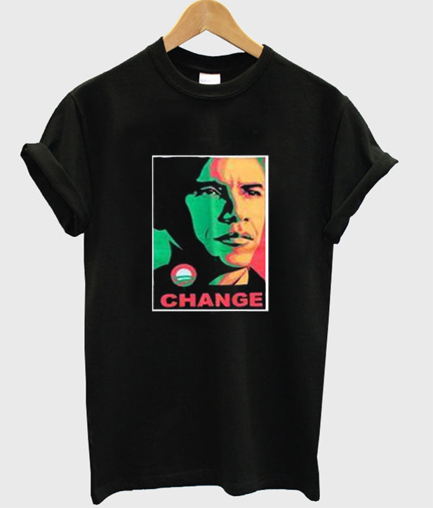 obama change trending t-shirt Hoodie, Sweatshirt | PureTeeCo.com