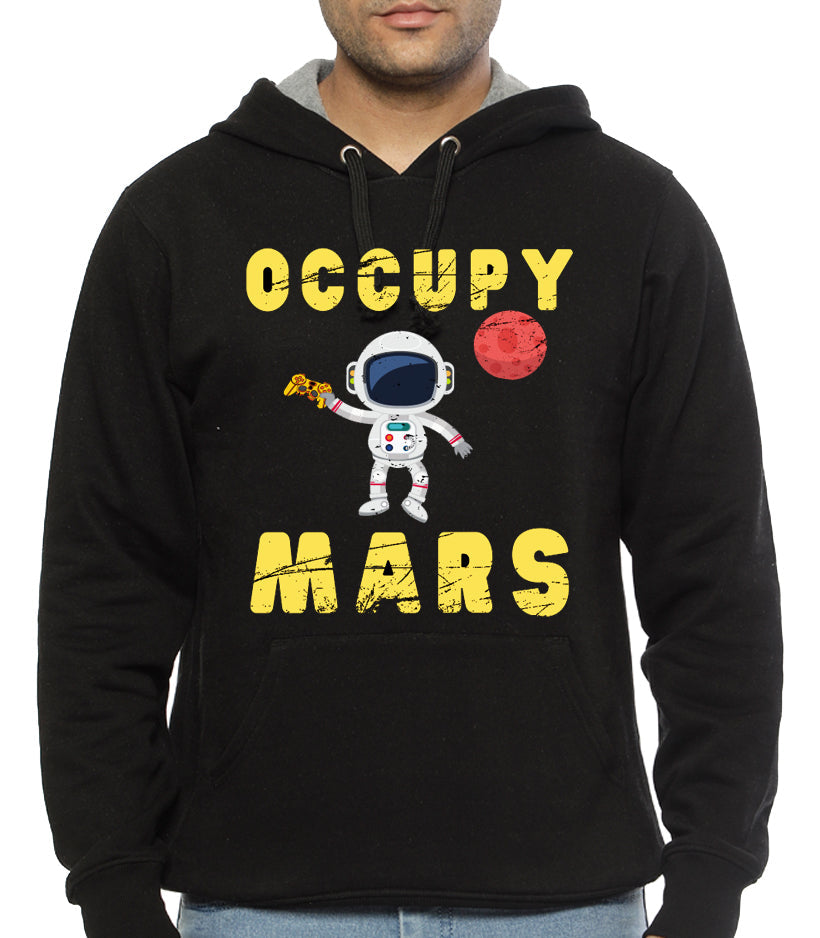 Occupy Mars Black Hoodie Style002 T-Shirts, Sweatshirt | PureTeeCo.com
