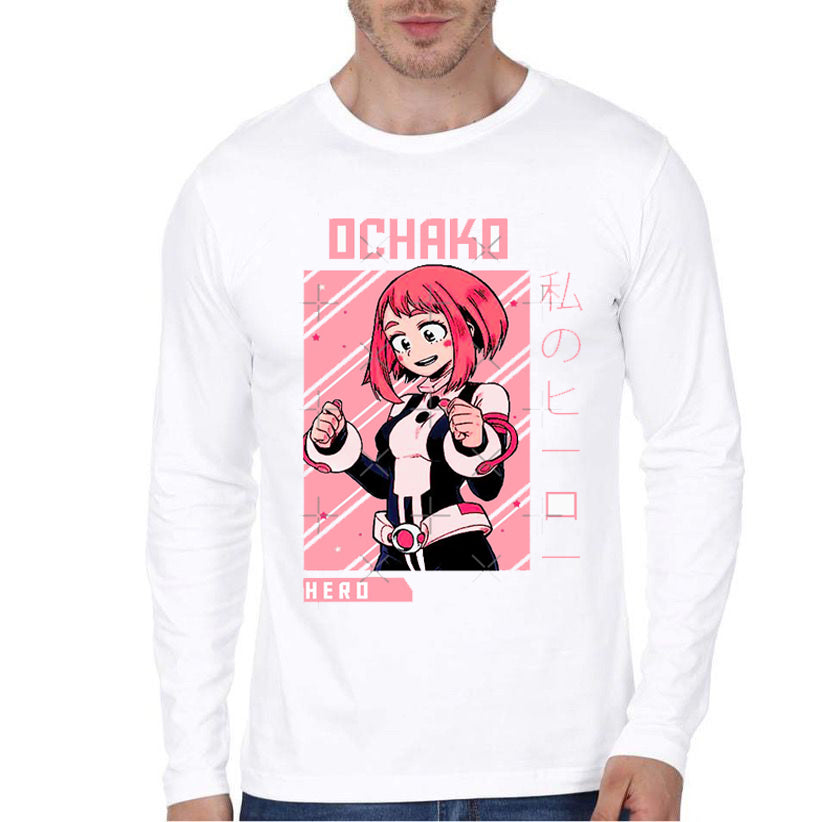 Ochako Full Sleeve T-Shirt Hoodie, Sweatshirt | PureTeeCo.com
