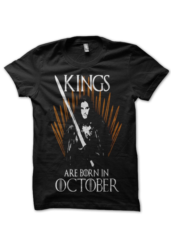 Kings Are Born In October T-Shirt Hoodie, Sweatshirt | PureTeeCo.com