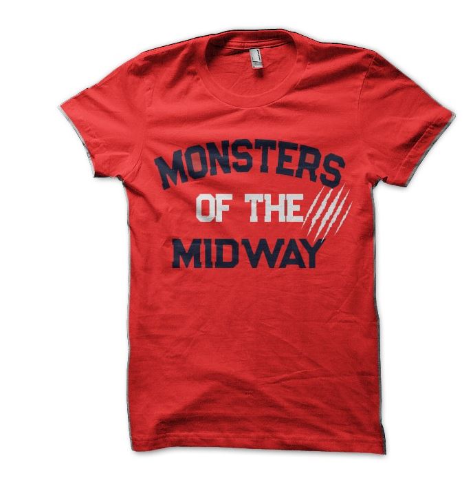 Midway Red Half Sleeve T-Shirt Hoodie, Sweatshirt | PureTeeCo.com