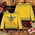 Oh Christmas Bee Ugly Sweater Honey Bee Christmas 3D Sweater Christmas Gift Idea