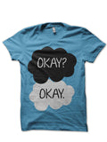 Okay Sky Blue Tee Hoodie, Sweatshirt | PureTeeCo.com