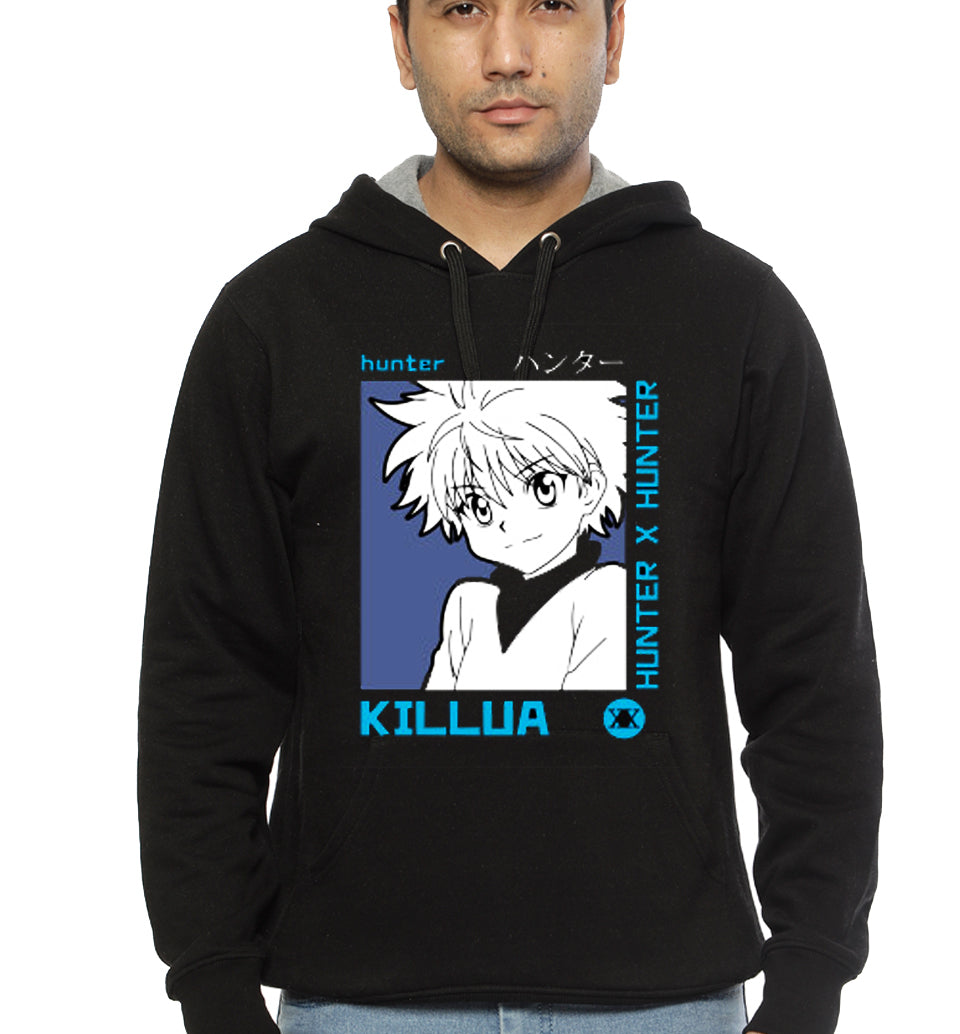 Killua â€“ Hunter x Hunter Black Hoodie T-Shirts, Sweatshirt | PureTeeCo.com
