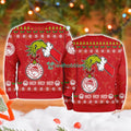 Olympiacos Fc Grinch Hand Ugly Christmas Sweater 3D