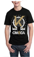 Adam Omega Black Half Sleeve T-Shirt Hoodie, Sweatshirt | PureTeeCo.com