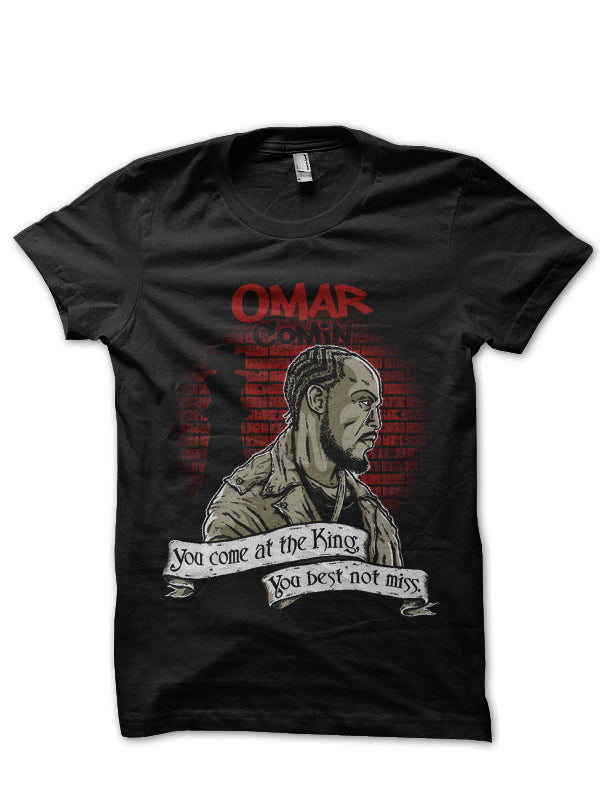 Omar Coming Black Tee Hoodie, Sweatshirt | PureTeeCo.com
