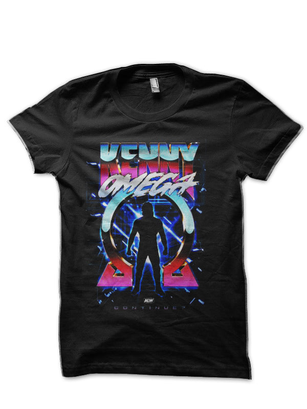 Kenny Omega Half Sleeve Black T-Shirt Hoodie, Sweatshirt | PureTeeCo.com