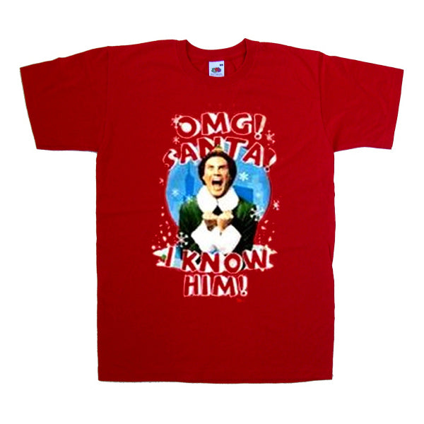 omg santa i know him tshirt Hoodie, Sweatshirt | PureTeeCo.com