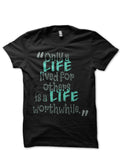 One Life Black Tee Hoodie, Sweatshirt | PureTeeCo.com