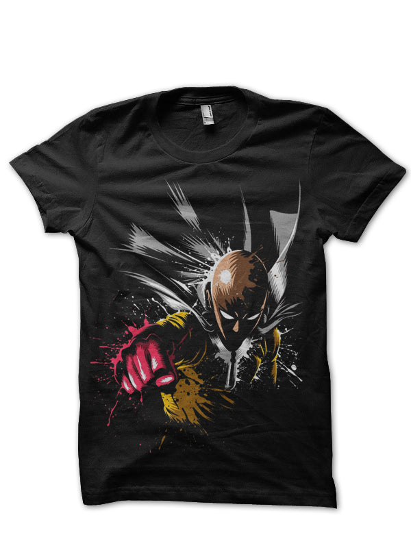 One Punch Black T-Shirt Style001 Hoodie, Sweatshirt | PureTeeCo.com
