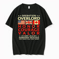 Operation Overlord Honor Courage Valor D Day 6644 Normandy Beaches 0 Tshirts Sweater